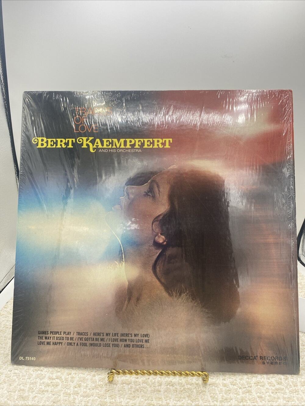 BERT KAEMPFERT "Traces of Love" Vintage 33Lp Record